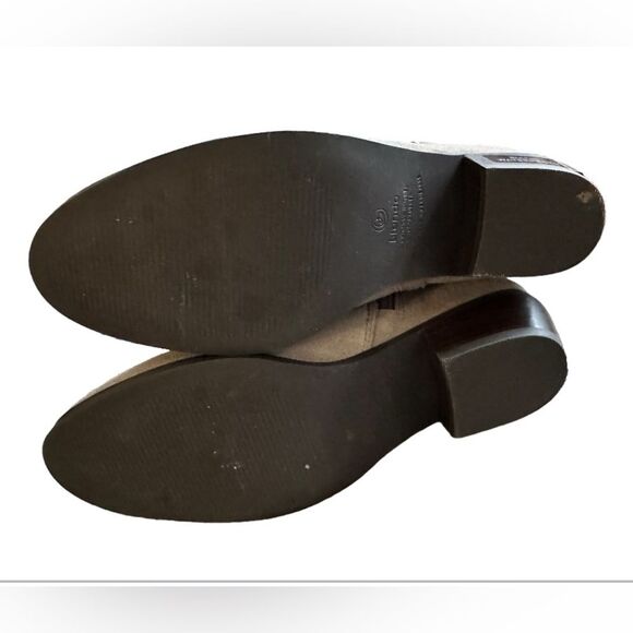 Blondo Womens Saddie Ankle Boots Beige Suede Block Heel Zip Up Size 6.5 NEW - Picture 5 of 8